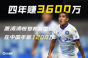 被遗忘的前归化！28岁萧涛涛在中国4年赚3600万后退籍 现在没球踢